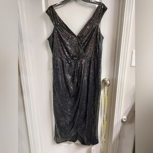 NWT Bloomchic Elegant Black Sequin Dress